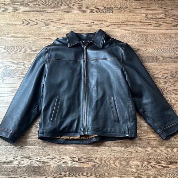 GNW Men’s Leather Jacket - Picture 1 of 5